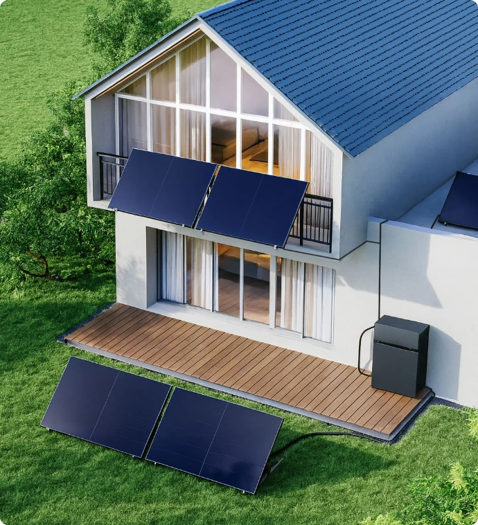 Zonnepanelen met stekker