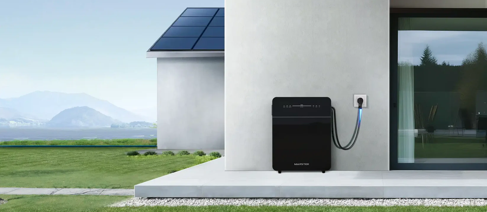 Marstek home battery with plug