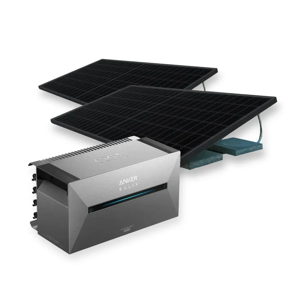 Zonnepaneel met stekker en stekker batterij – 2 panelen (880W)