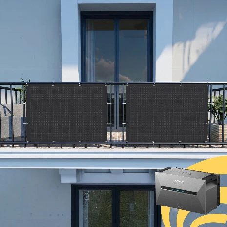 Plug & Play Flex – 2 Panels (400W) – with battery