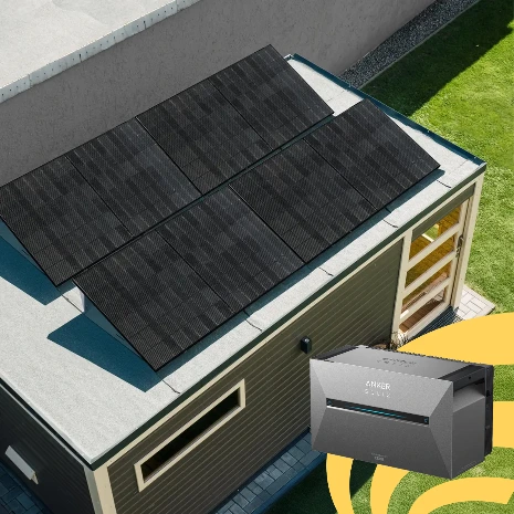 Plug & Play Set – 4 Panels (1760W) – with battery