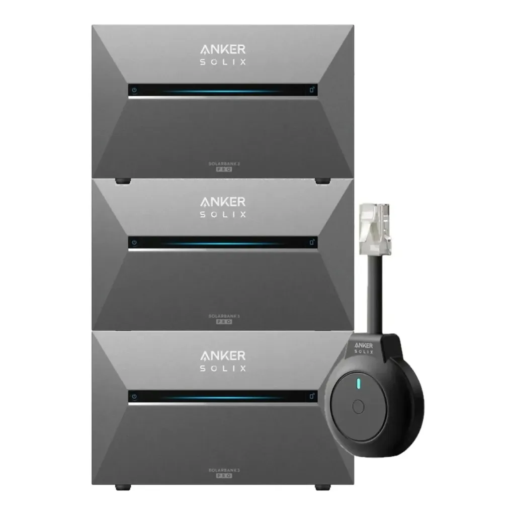 Anker SOLIX Solarbank 3 E2700 Pro  X 3 + Smart P1 Meter - 8,1kWh / 3600W