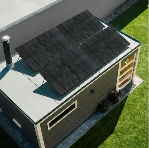 Plug & Play zonnepanelen set met 4 modules van 440W | 1760W | voor plat dak/tuin/terras | zonder batterij 